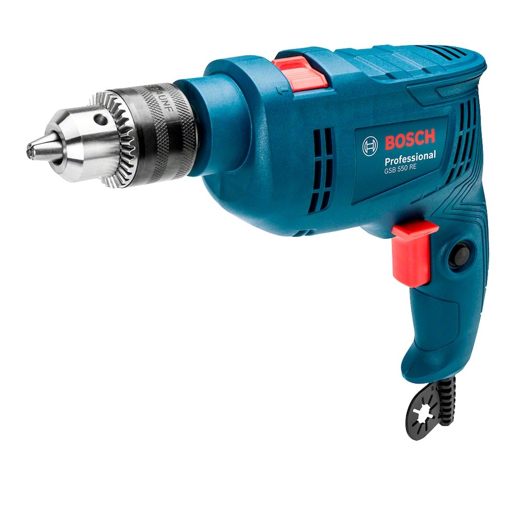 Furadeira de Impacto  Bosch 1/2 GSB550 VVR + 34 Acessórios 550W 110V