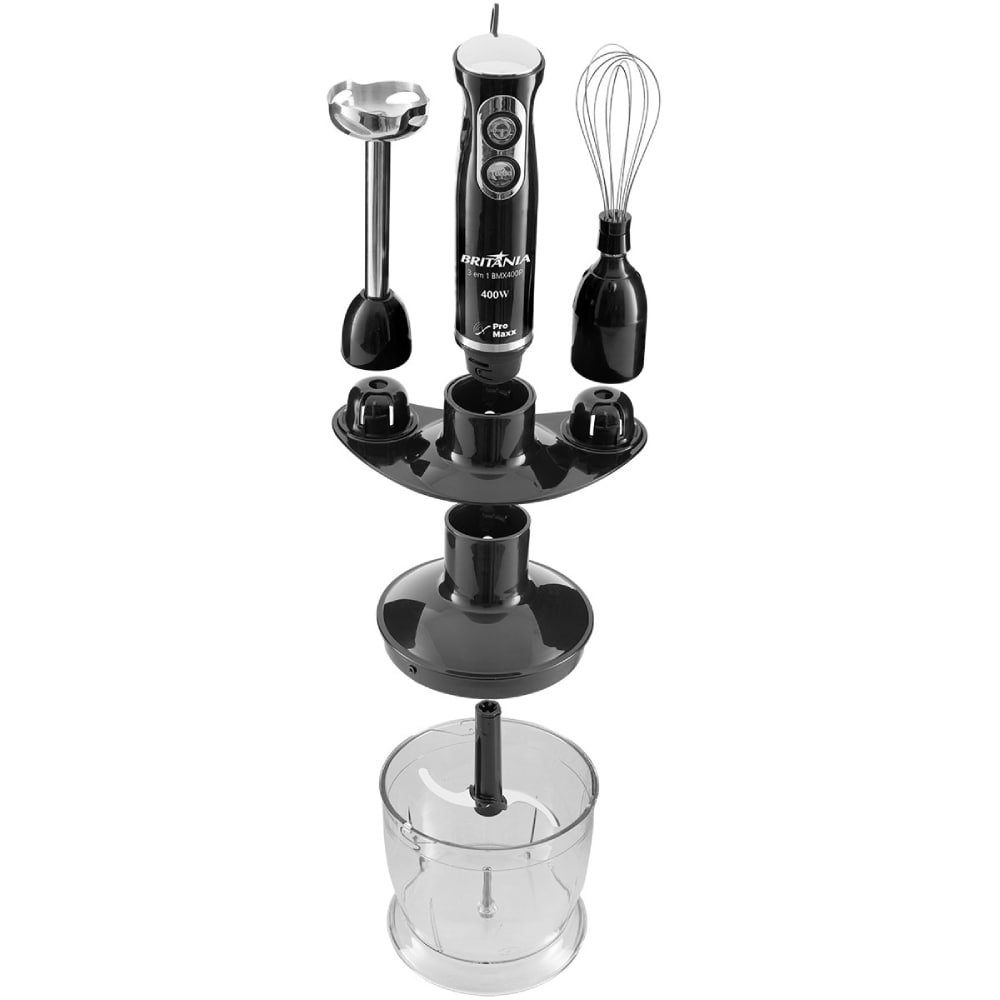 Mixer Britânia BMX400P, Jarra 1,2 Litros, 400W, Preto, 220V