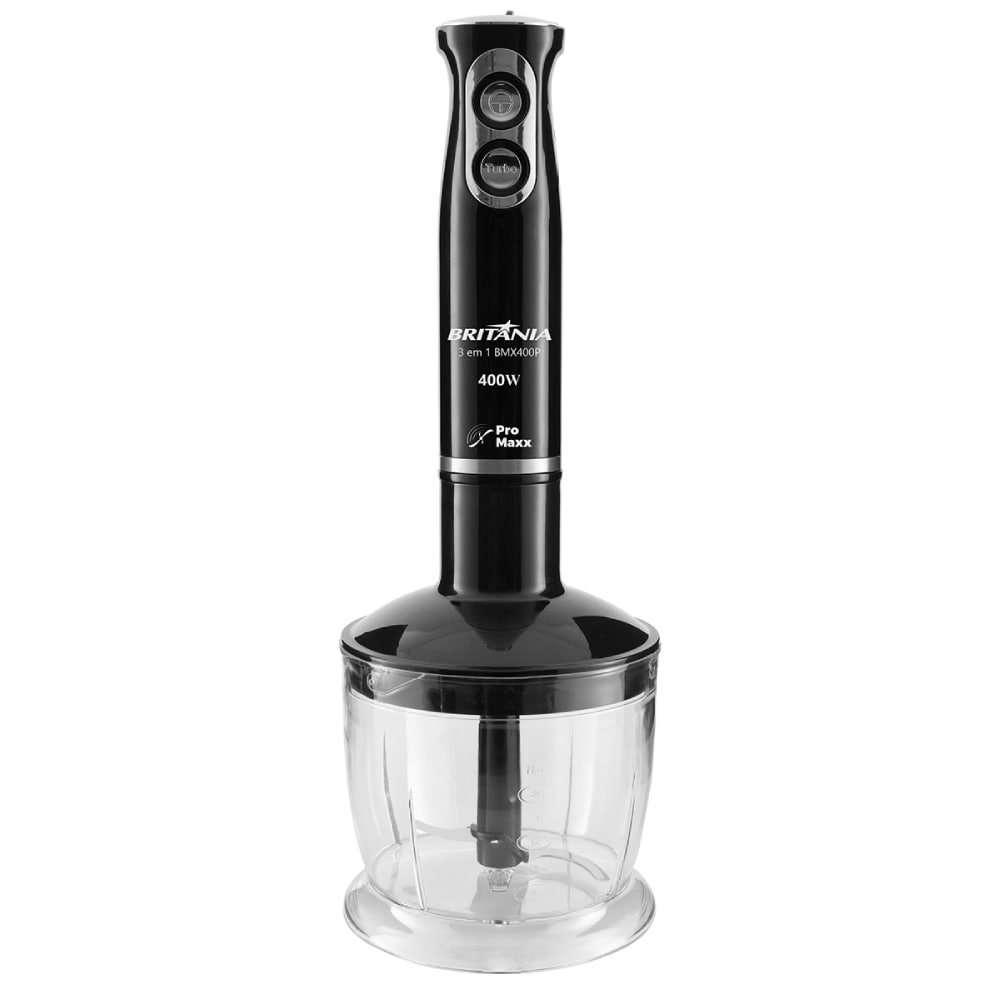 Mixer Britânia BMX400P, Jarra 1,2 Litros, 400W, Preto, 220V