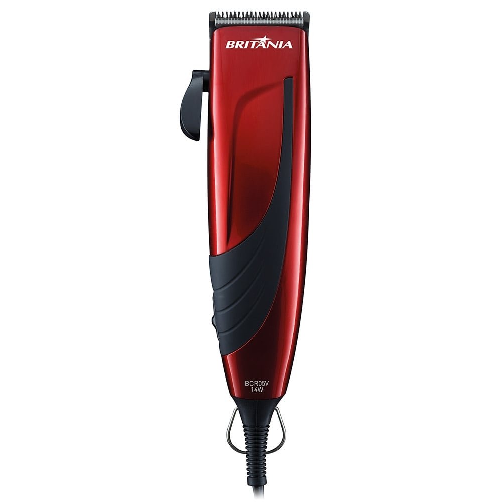 Máquina de Cortar Cabelo Britânia Bcr05 14W com 4 Pentes de Corte 220V