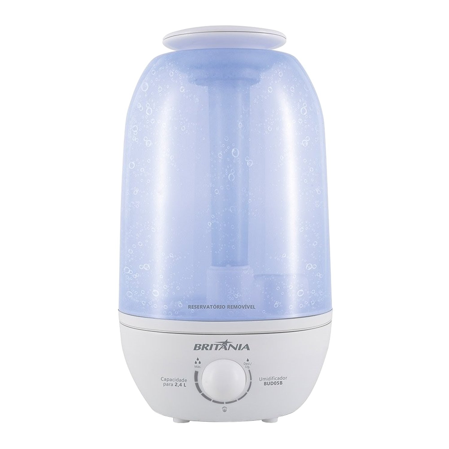 Umidificador de Ar Britânia BUD05B, 2,4 litros, Bivolt