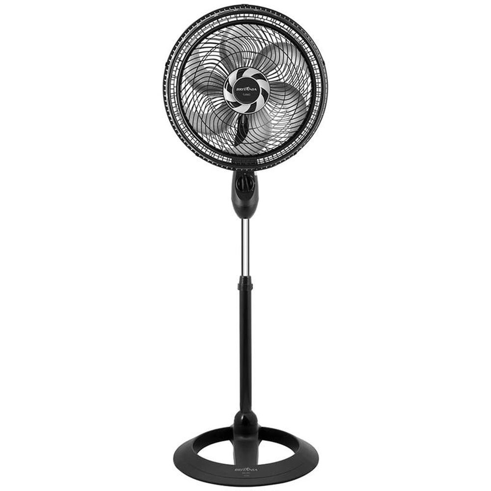 Ventilador Coluna Britânia BVC450P Turbo, 40cm, 3 Velocidades, Preto, 220V