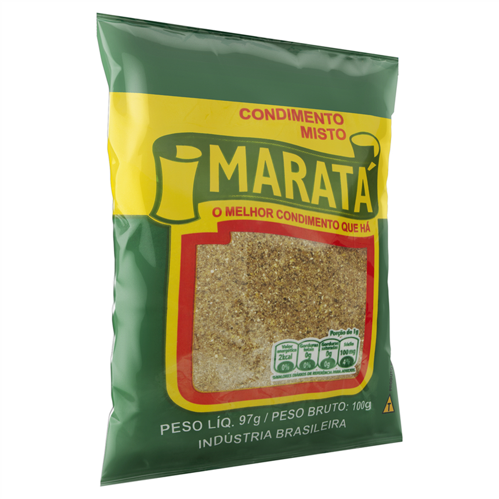 Condimento Marata Misto 97g - Fardo com 10 Unidades