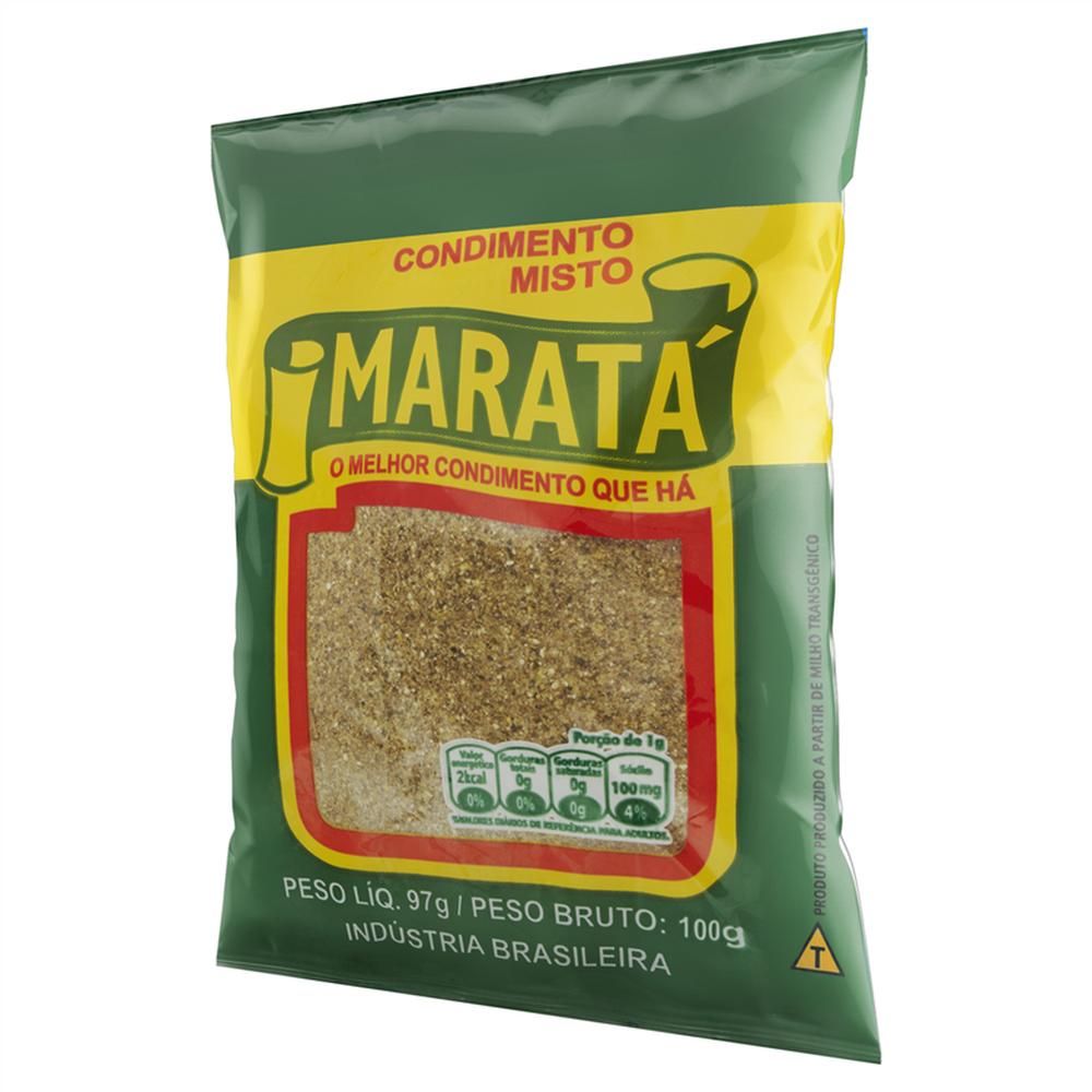 Condimento Marata Misto 97g - Fardo com 10 Unidades