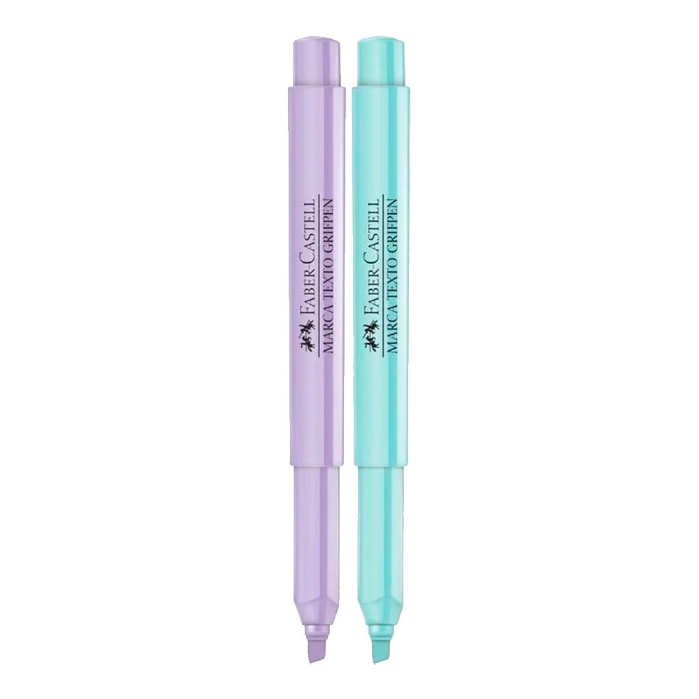 Marca Texto Faber Castell Tons Pastéis Embalagem com 12 Unidades