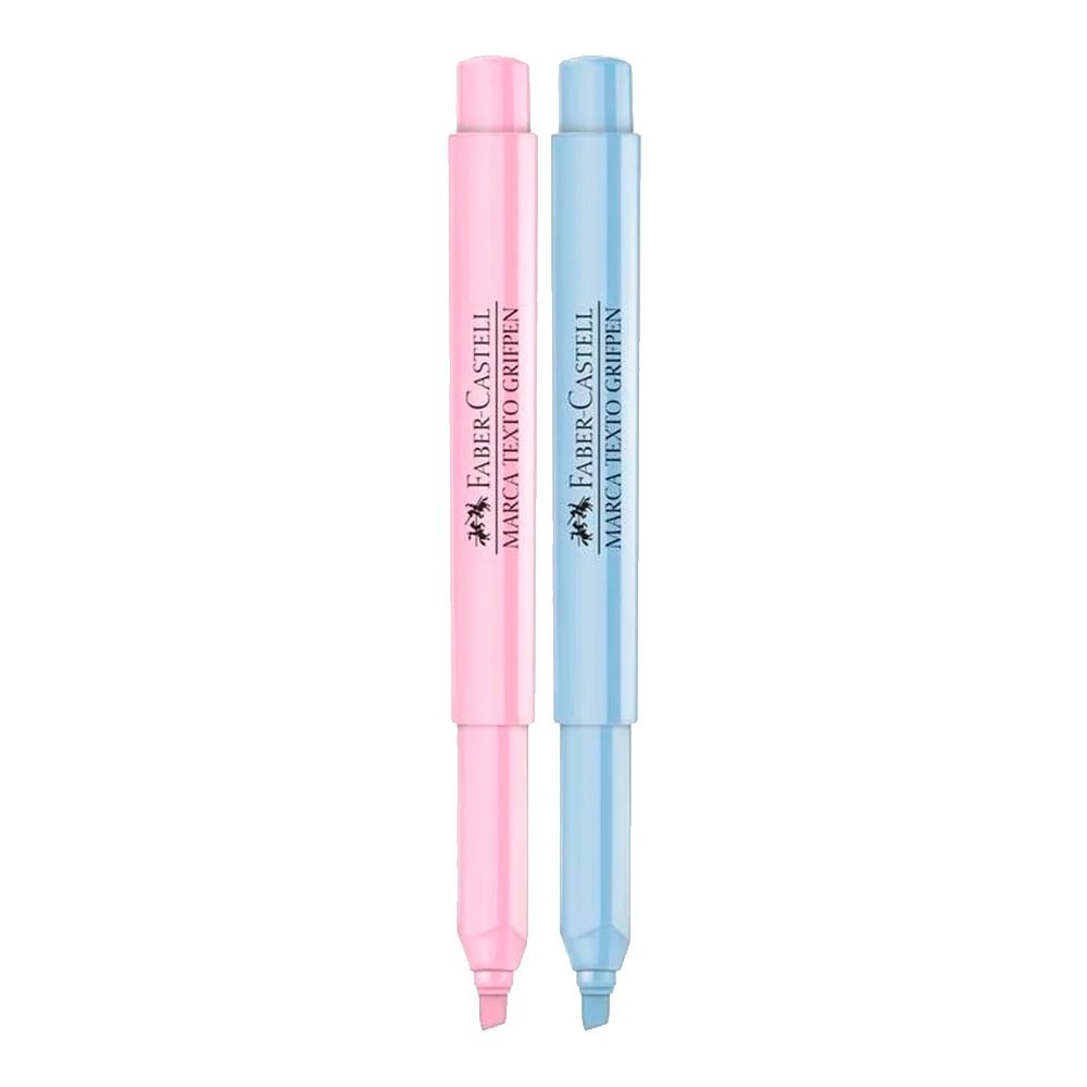 Marca Texto Faber Castell Tons Pastéis Embalagem com 12 Unidades