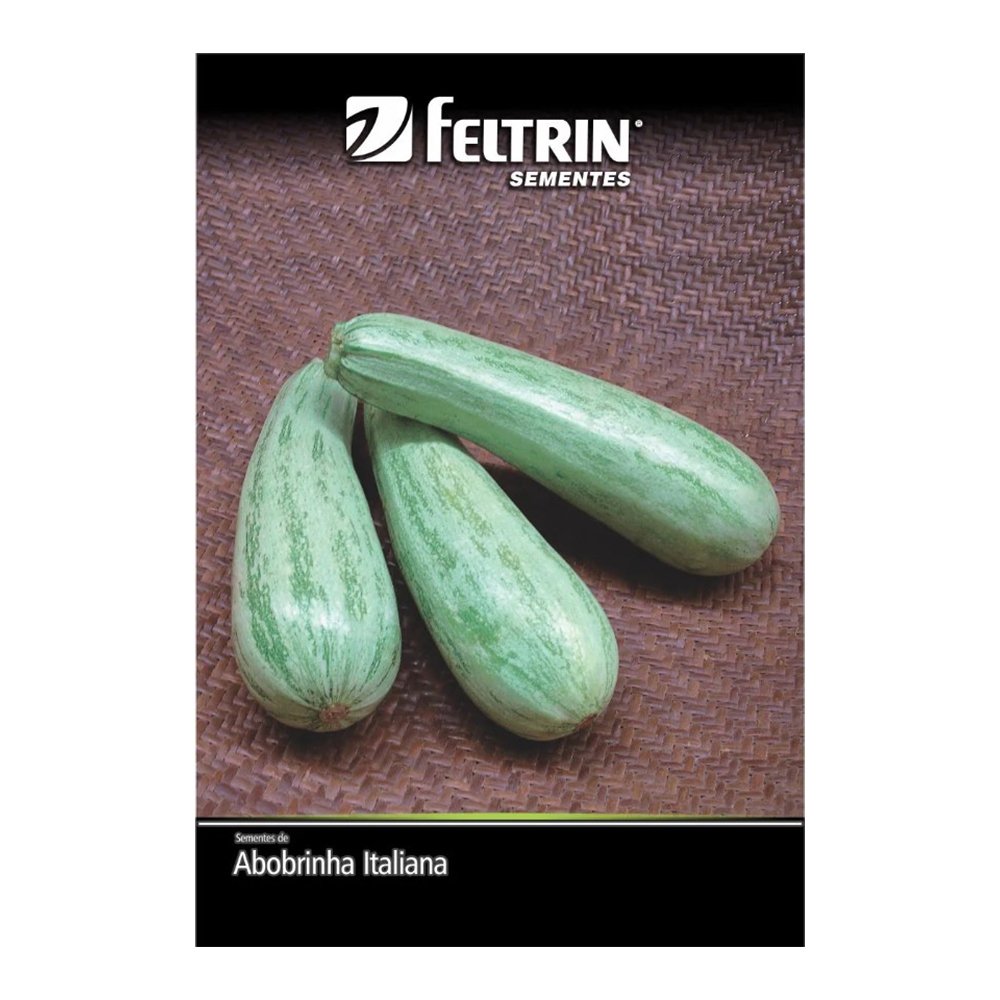 Sementes de Abobrinha Caserta Italiana Feltrin 2g - Embalagem com 25 Unidades