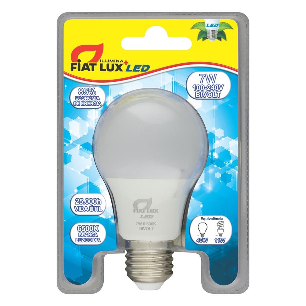 Lâmpada Led 7W Fiat Lux