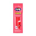 Bala Fini Regaliz Tubes Morango 15g Embalagem com 12 Unidades