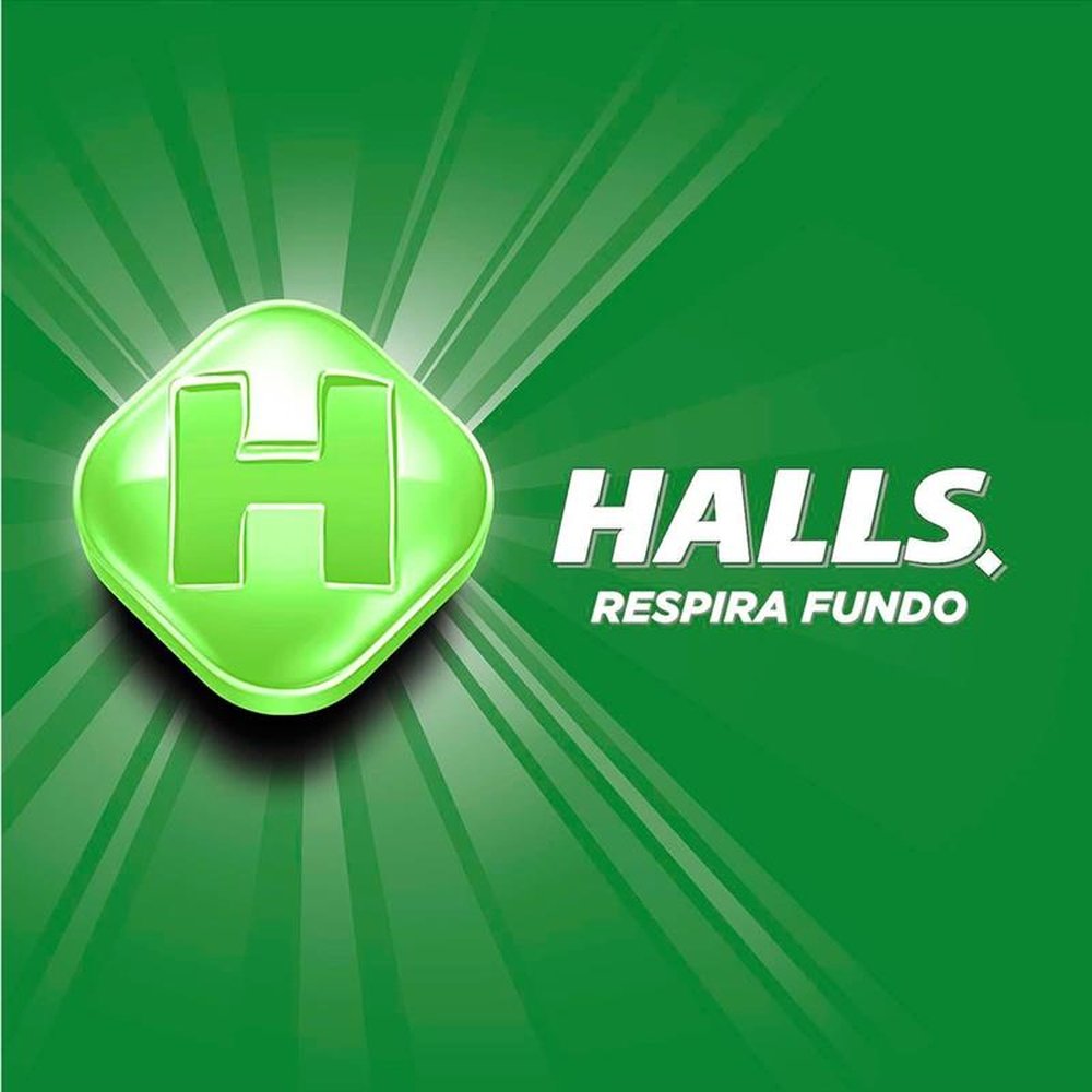 Bala Halls Uva Verde 28g - Embalagem com 21 unidades