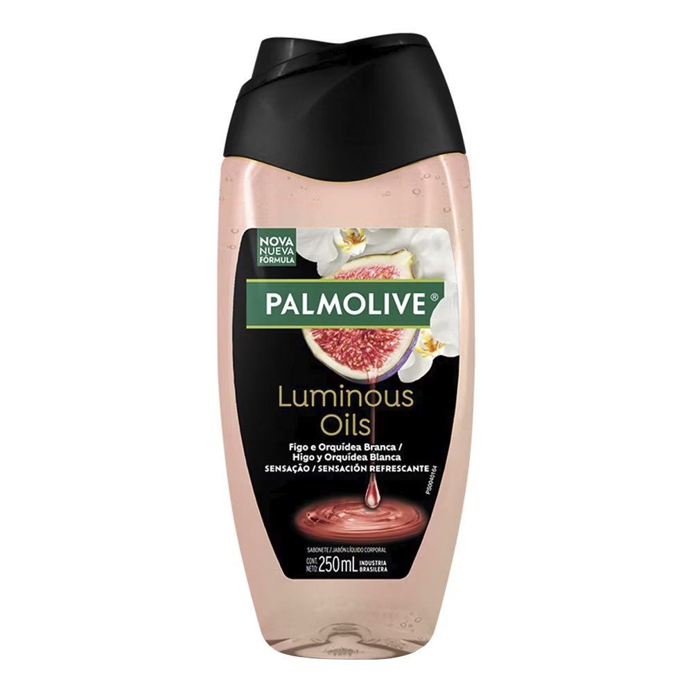 Sabonete Liquido Palmolive Luminous Oils Figo e Orquídea Branca 250ml