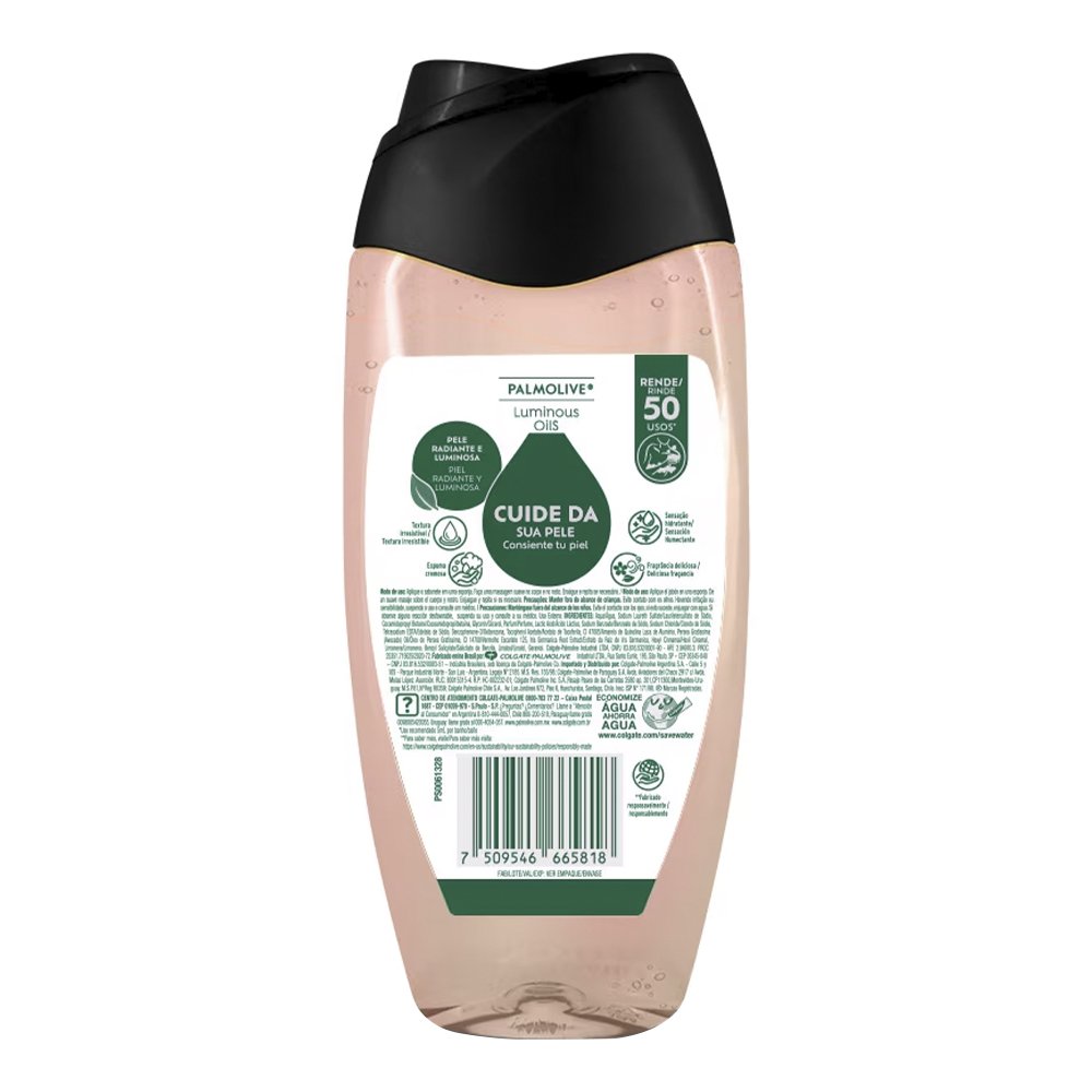 Sabonete Liquido Palmolive Luminous Oils Figo e Orquídea Branca 250ml