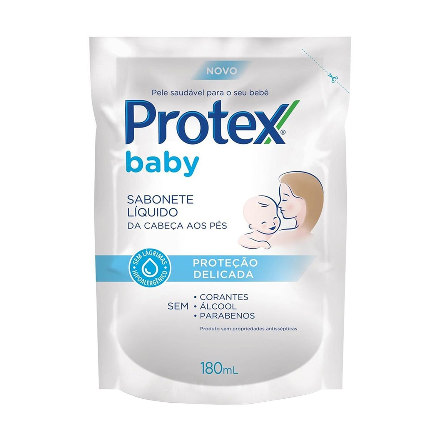 Sabonete Líquido Protex Baby Proteção Delicada Refil 180ml