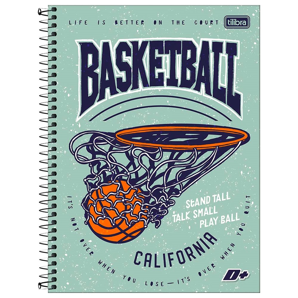 Caderno Espiral Tilibra Universitário Capa Dura Mais+ 12 Matérias 240 Folhas - Embalagem com 4 Unidades (Sortidos)