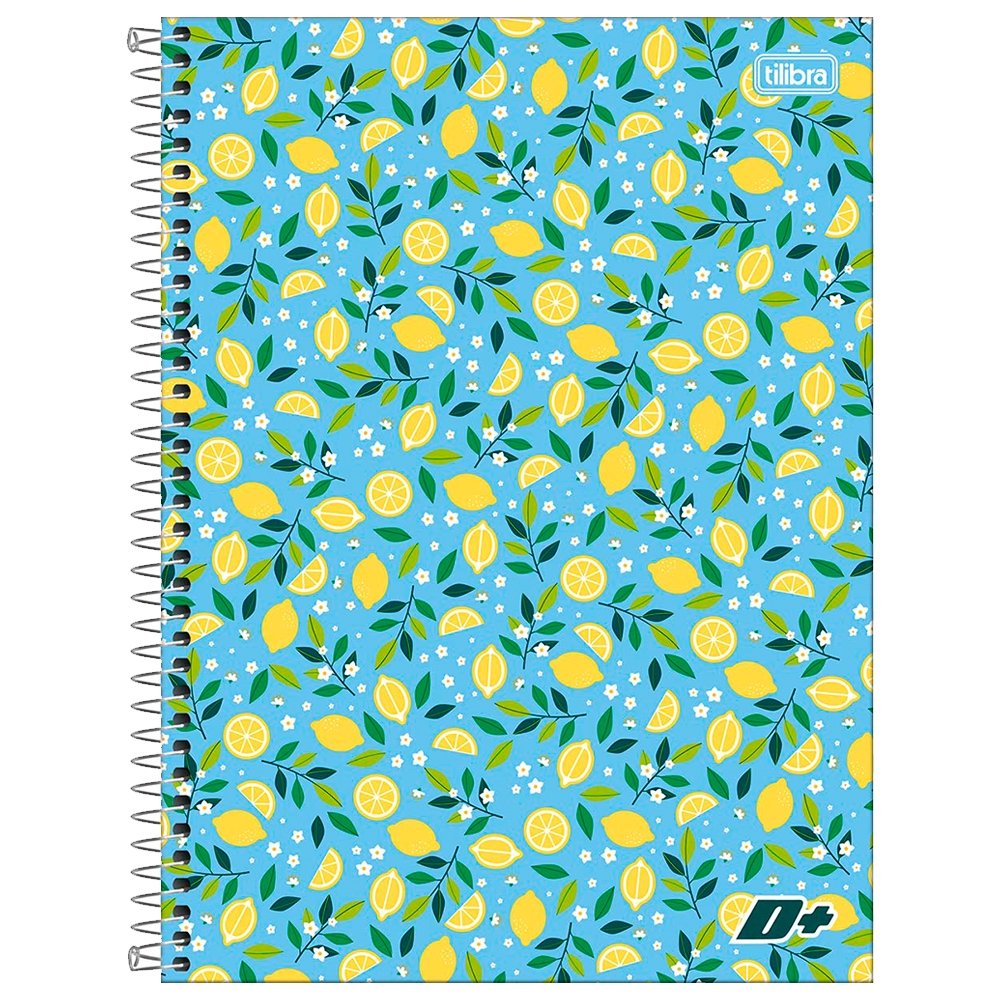 Caderno Espiral Tilibra Universitário Capa Dura Mais+ 12 Matérias 240 Folhas - Embalagem com 4 Unidades (Sortidos)