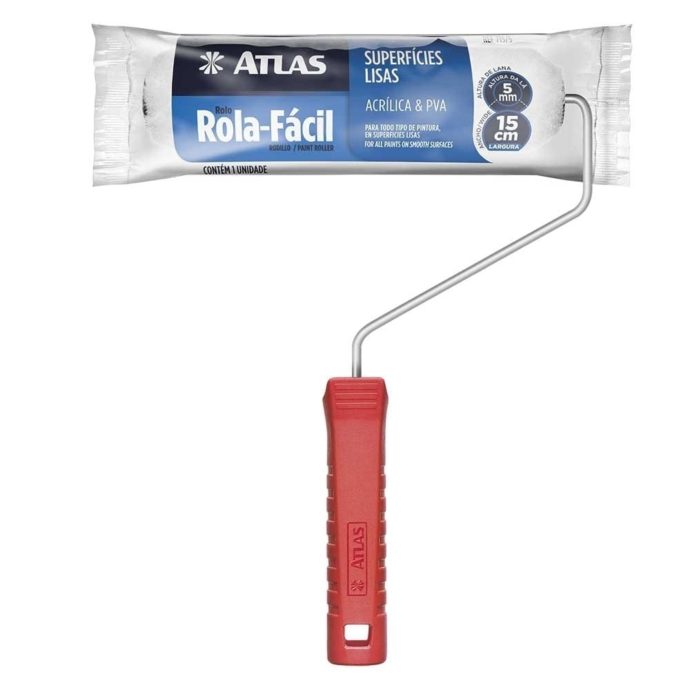 Rolo Lã Sintético Rola Fácil 705/5 15cm -Atlas