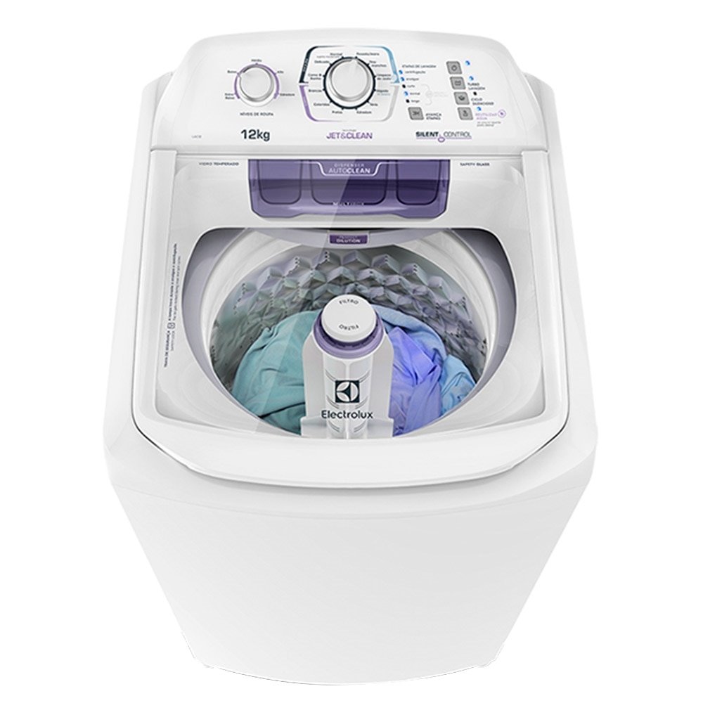 Máquina de Lavar Roupas 12Kg Electrolux LAC12, Branca, 110V