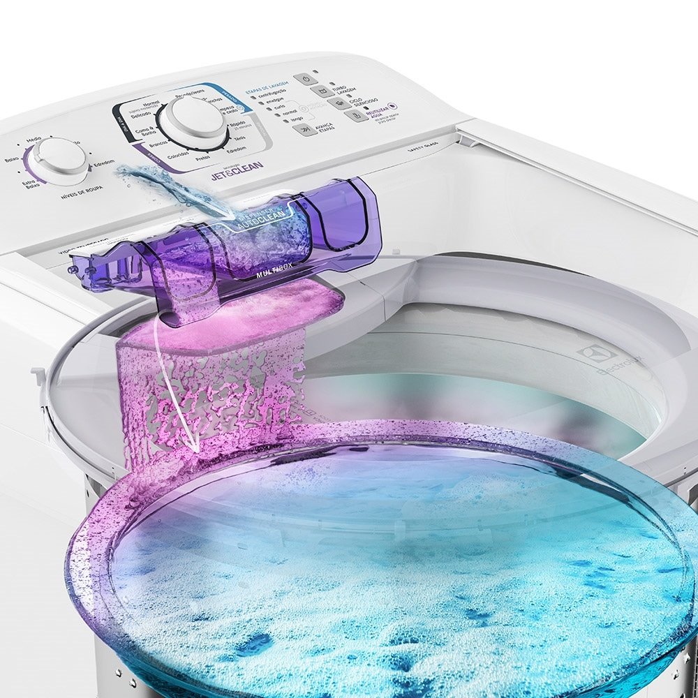Máquina de Lavar Roupas 12Kg Electrolux LAC12, Branca, 110V