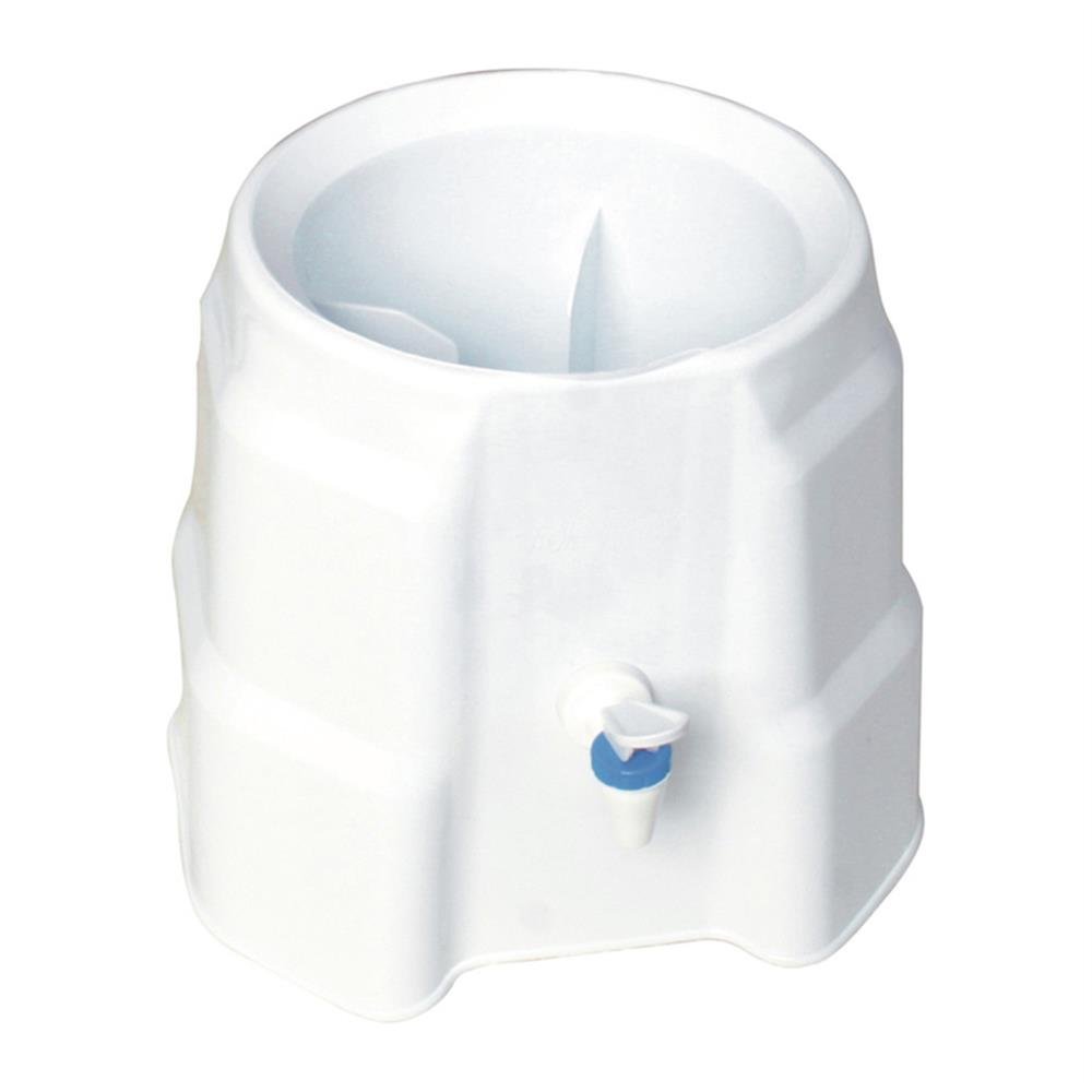 Suporte para Garrafão de Água Mineral com Perfurador Branco Gelo Marmorizado Terraplast