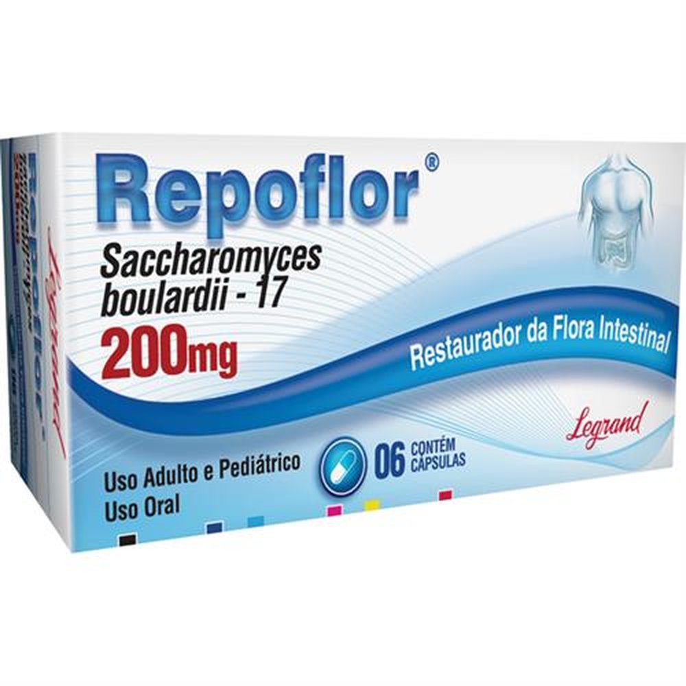 Repoflor 200Mg Frasco Com 6 Capsula - LEGRAND