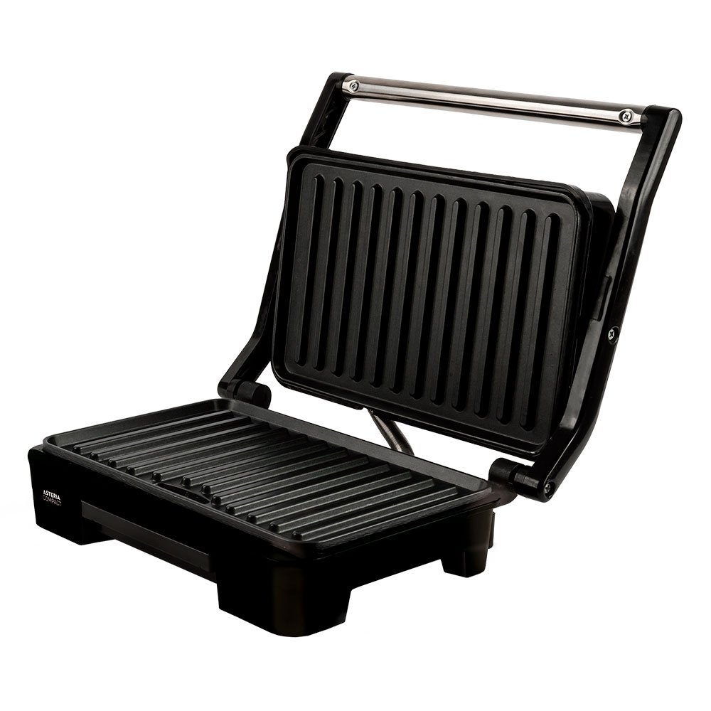 Grill Mallory Asteria Compact, 900W, Preto/Inox 110V