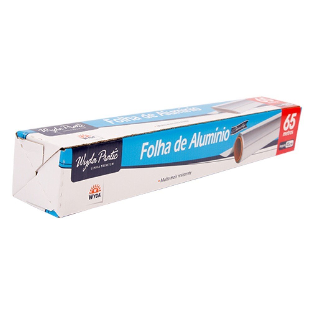 Papel Aluminio 45cm X 65m Wyda