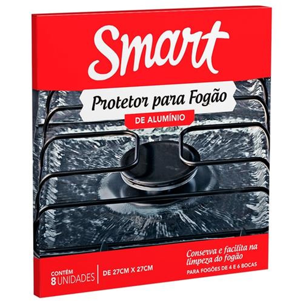 Protetor para Fogão Smart 27x27cm - Embalagem com 8 unidades