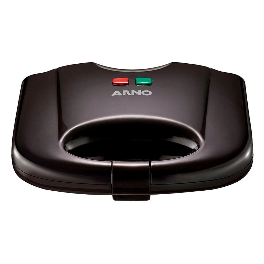 Sanduicheira Arno SACB 700W com Placas Antiaderentes, Preto, 110V