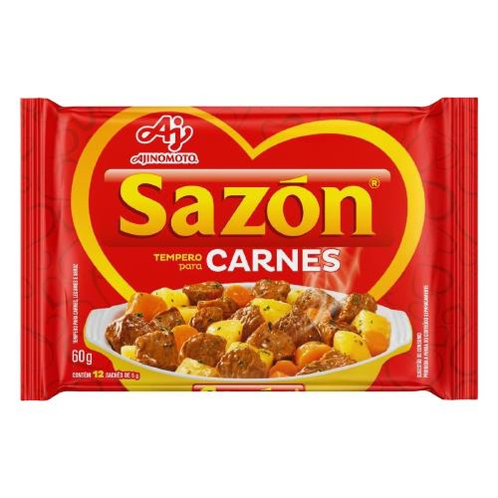 Tempero Sazon 60G Vermelho