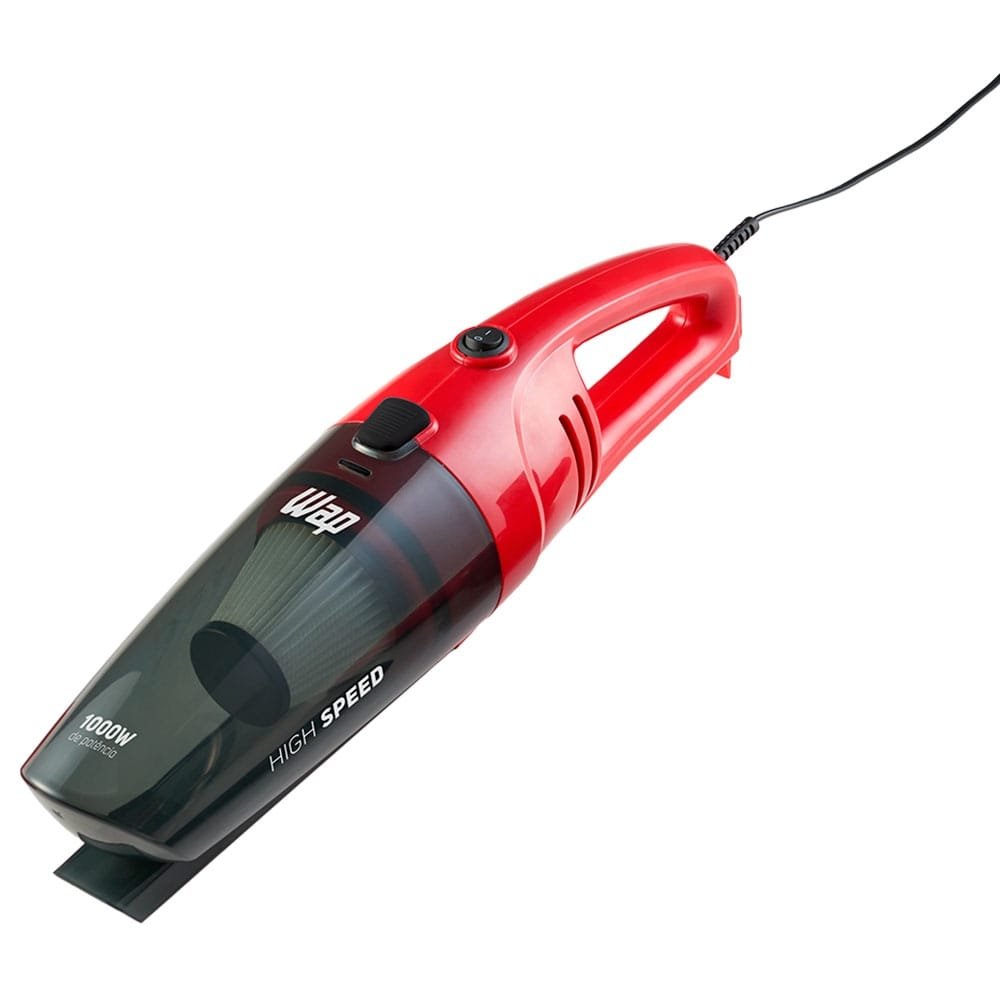 Aspirador de Pó WAP High Speed - 1,2 Litros, 1000W, 2 em 1, com Fio, Vermelho, 220V