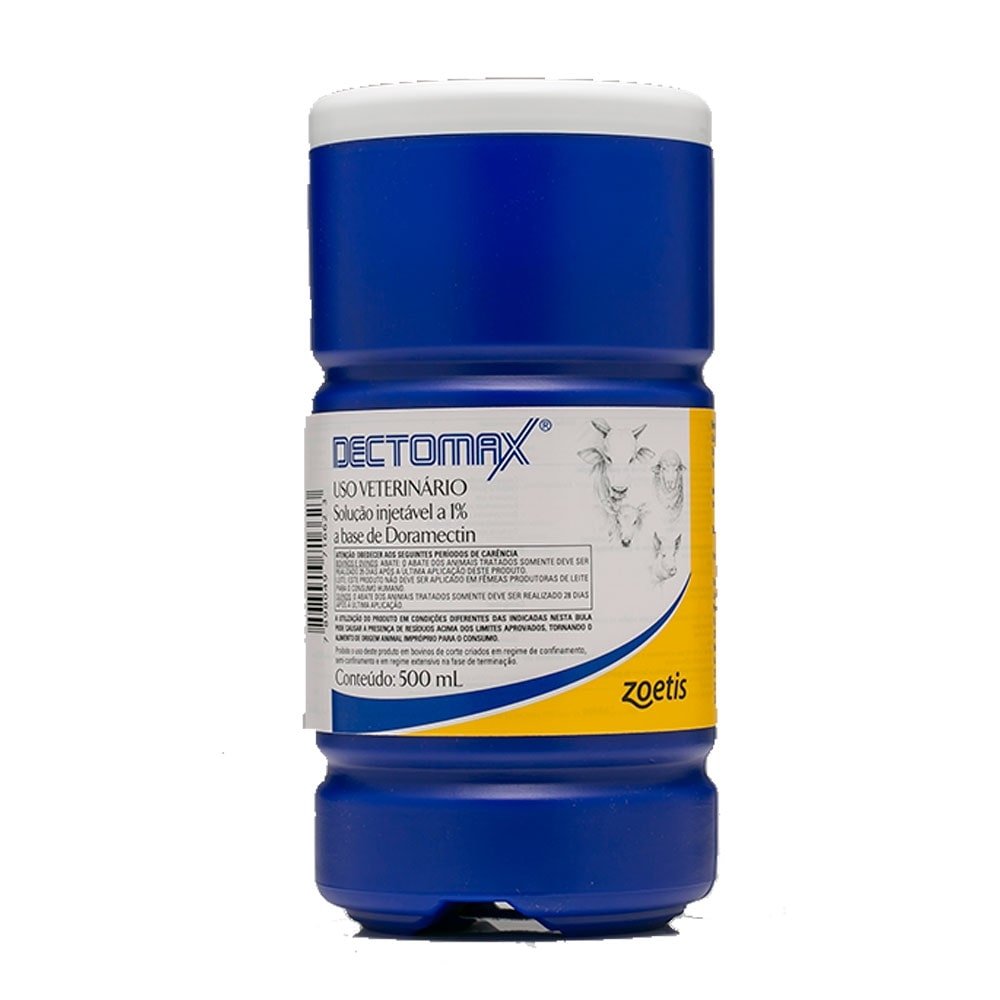 Dectomax Zoetis Antiparasita Injetável Doramectina 500ml