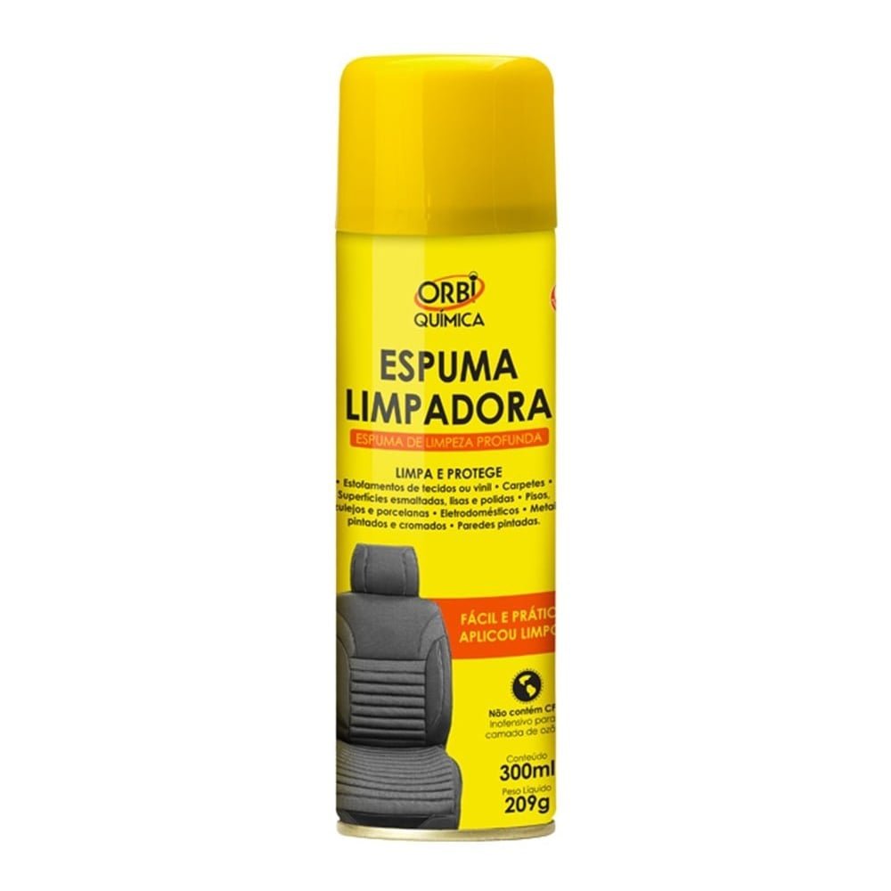 Espuma Limpadora Orbi Limpa Estofados 300ml