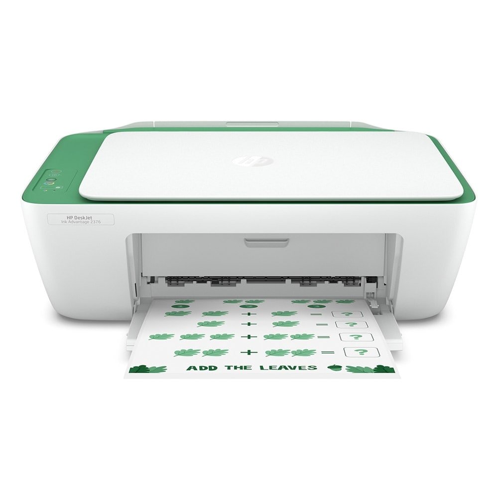 Multifuncional HP Deskjet Ink Advantage 2376 - Jato de Tinta, Colorida, USB, Verde e Branco, Bivolt