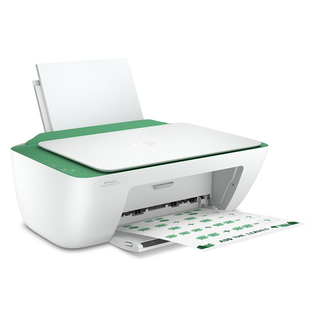 Multifuncional HP Deskjet Ink Advantage 2376 - Jato de Tinta, Colorida, USB, Verde e Branco, Bivolt