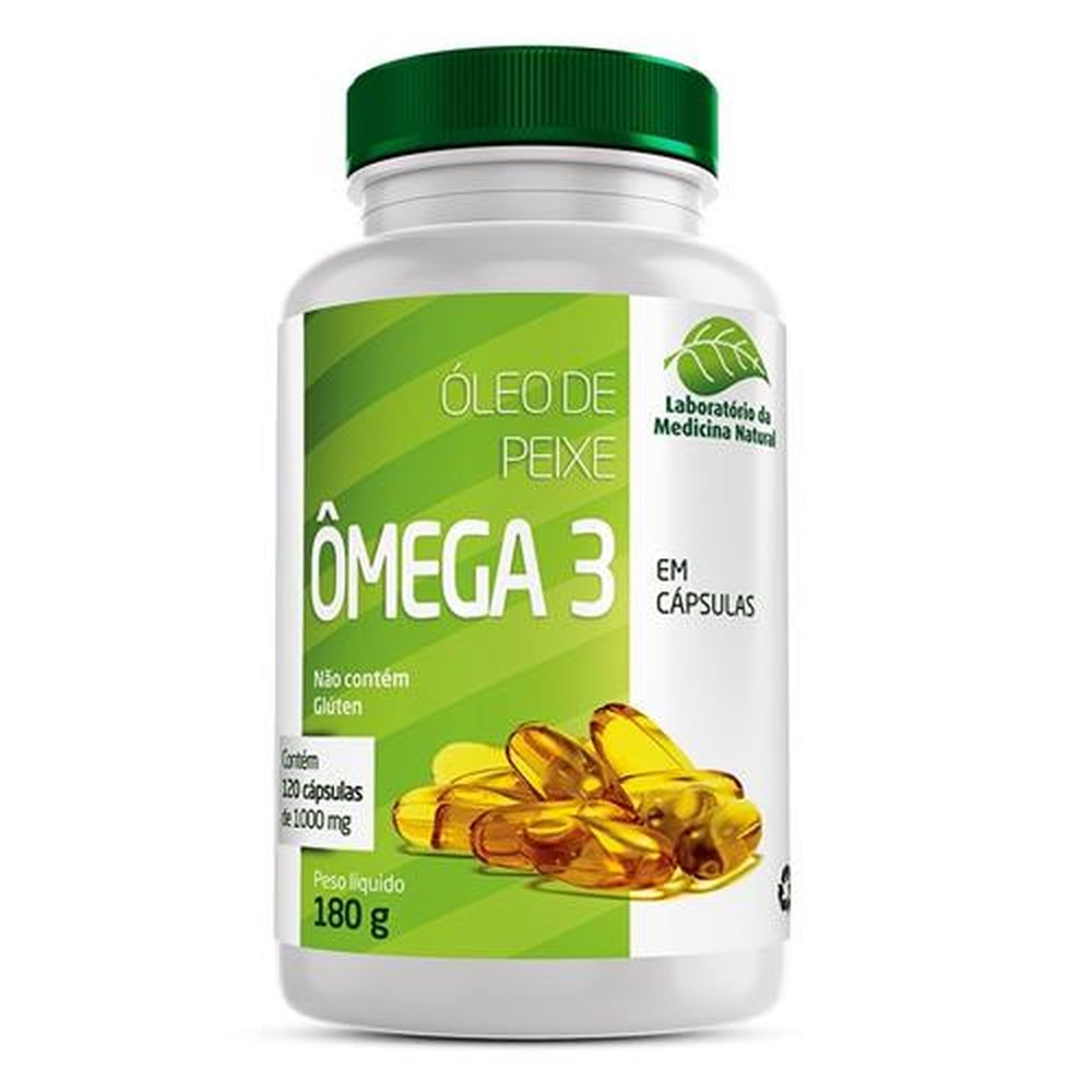 Omega 3 Óleo de Peixe 1000mg 120 Cápsulas Medinal