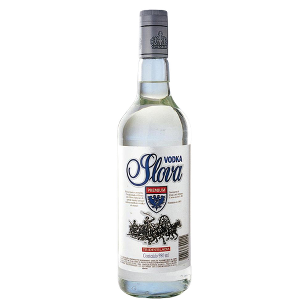 Vodka Slova Tradicional 970ml - caixa com 12unidades