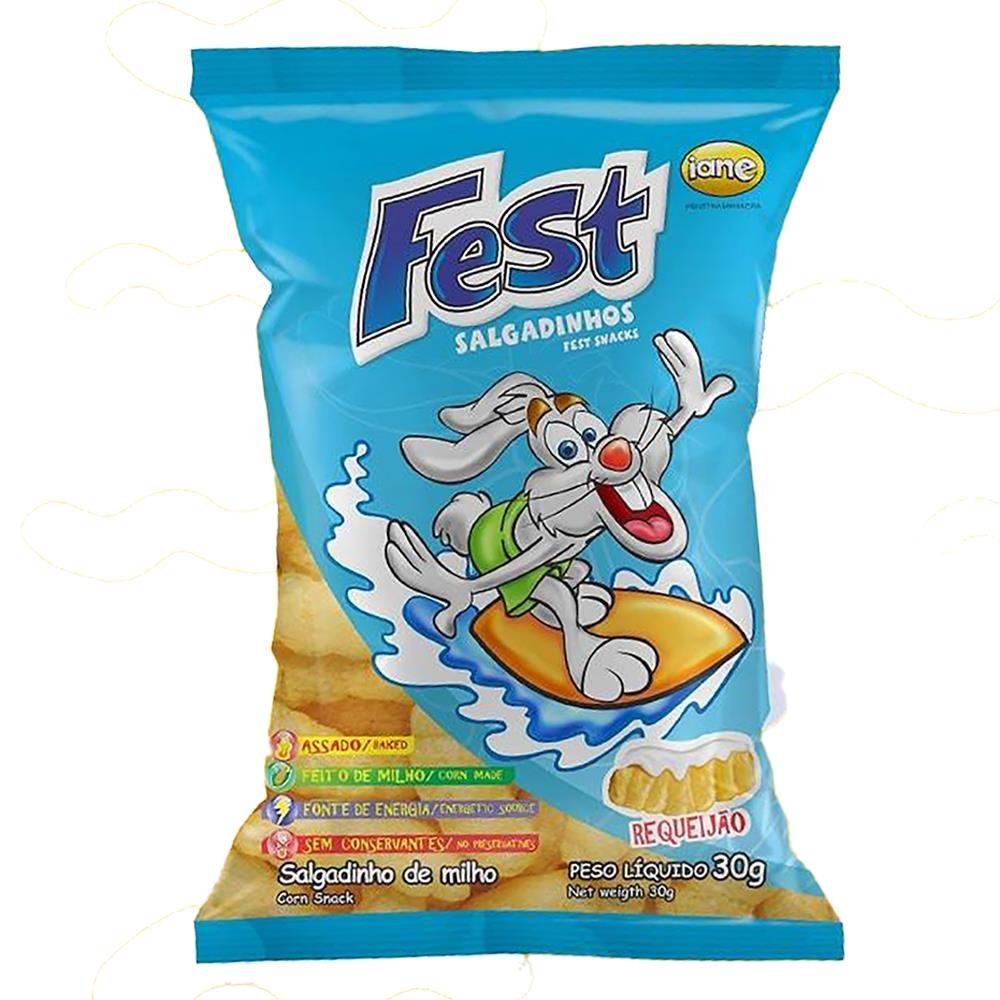 Salgadinho De Milho Fest Requeijão 60x30G