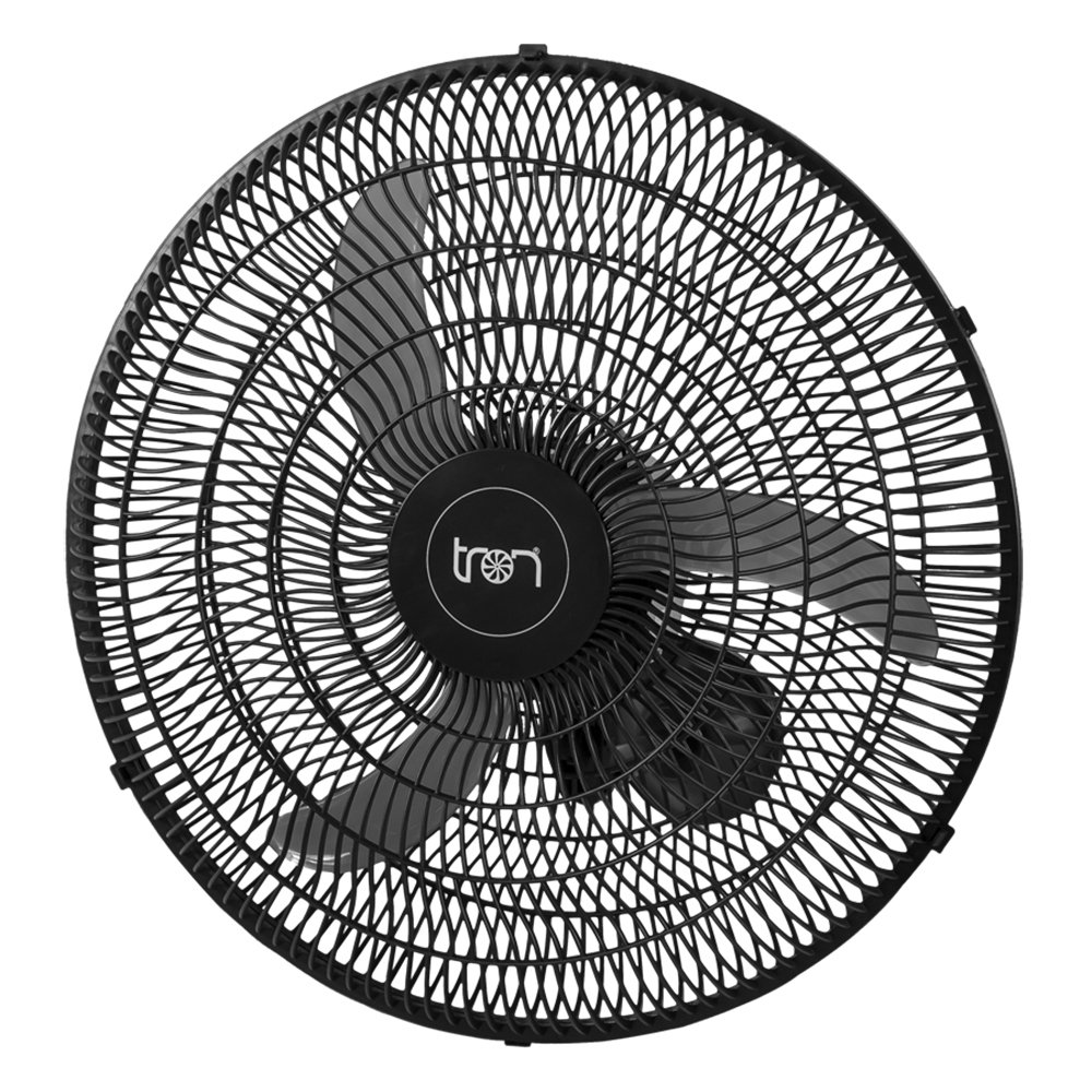 Ventilador de Parede Tron Oscilante AT 60cm 3 Pás Preto Bivolt