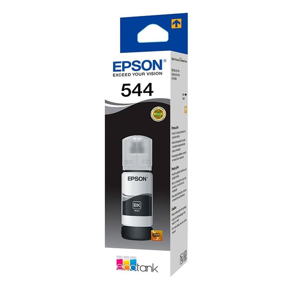 Garrafa de Tinta Original Epson EcoTank T544 para Impressoras L3110, L3150, L5190