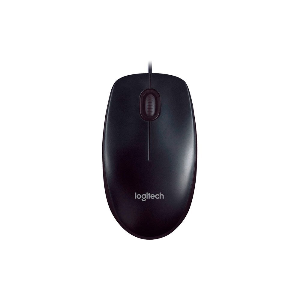 Mouse com fio USB Logitech M90 com Design Ambidestro e Facilidade Plug and Play - 910-004053