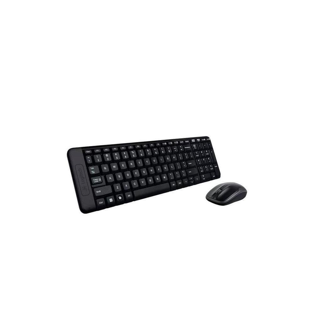 Combo Teclado e Mouse sem fio Logitech MK220 com Design Compacto, Conexão USB, Pilhas Inclusas e Layout ABNT2 - 920-004431