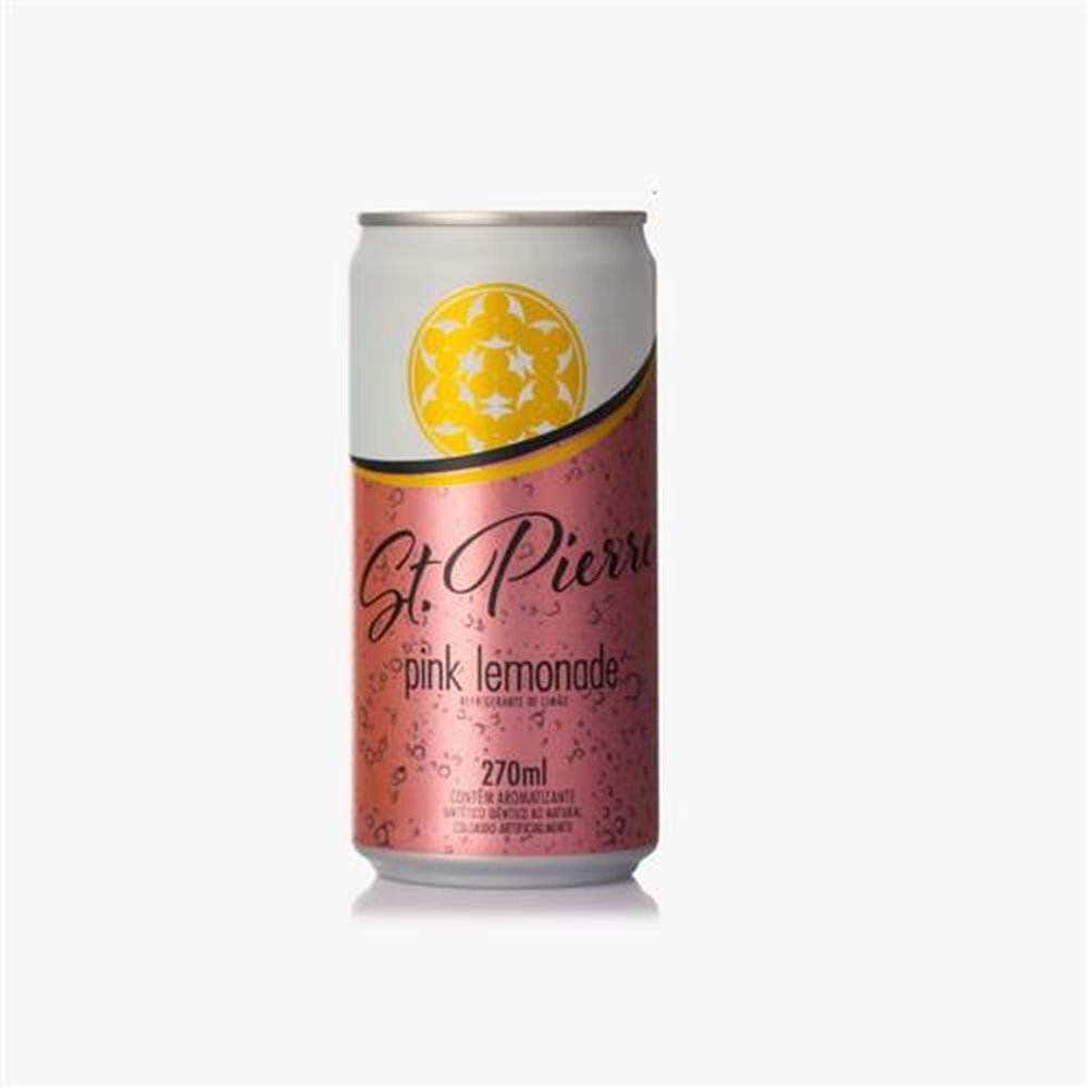 Refrigerante St Pierre Pink Lemonade 270ml