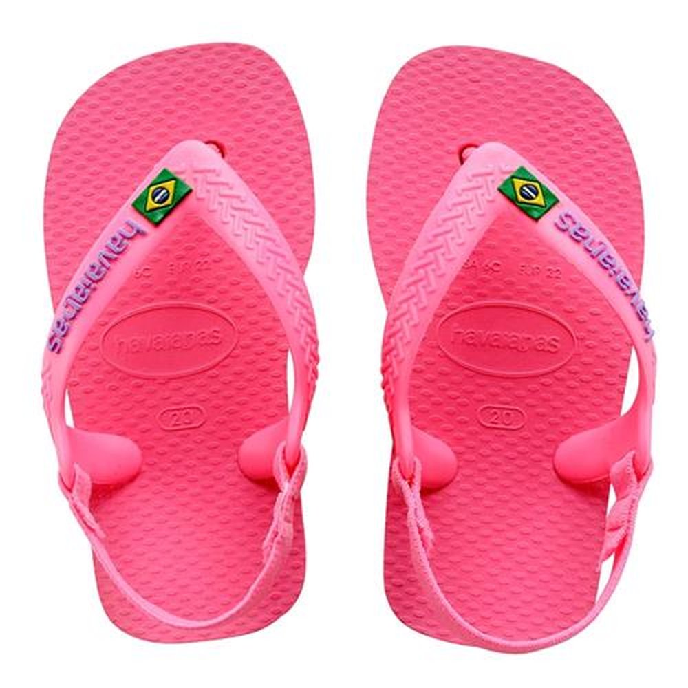 Havaianas Baby Brasil Logo Rosa Cristal 19