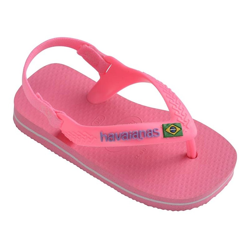 Havaianas Baby Brasil Logo Rosa Cristal 19
