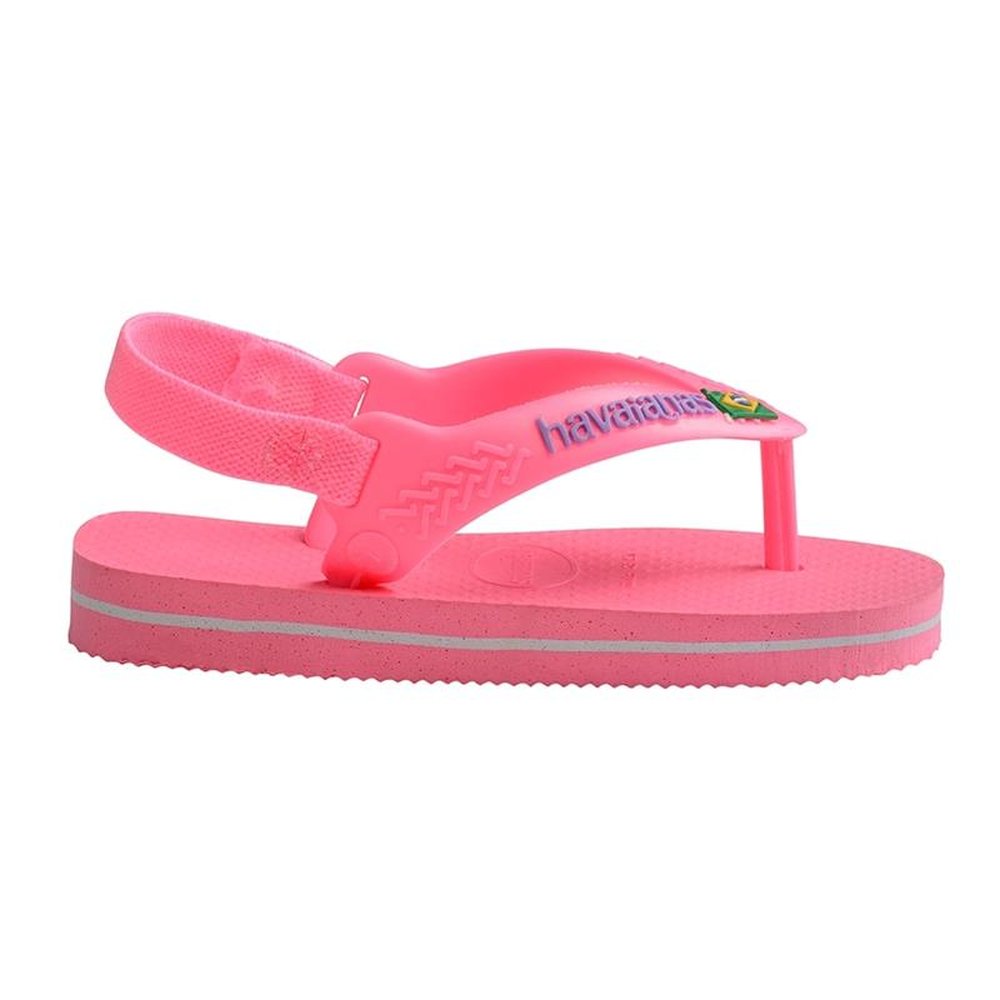 Havaianas Baby Brasil Logo Rosa Cristal 19