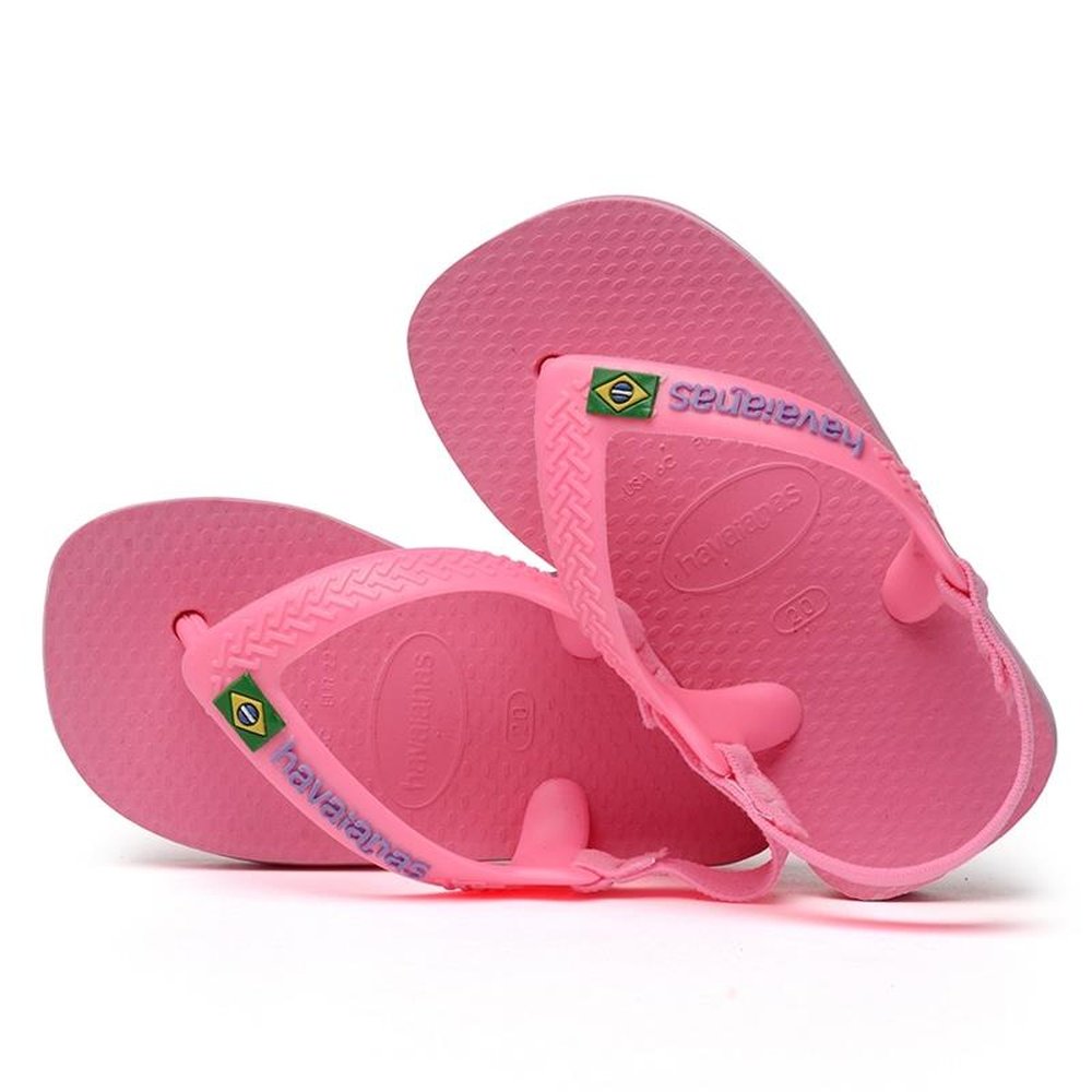 Havaianas Baby Brasil Logo Rosa Cristal 19