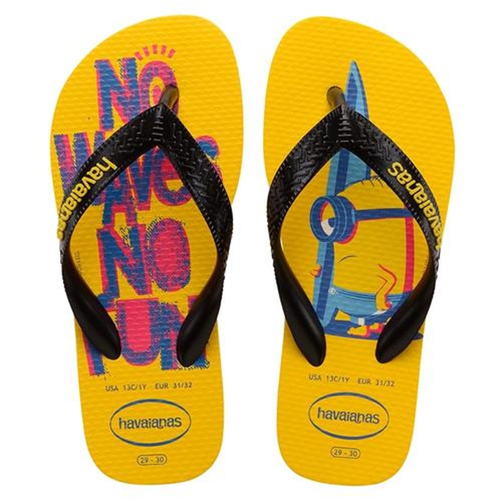 Havaianas Minions Amarelo/Preto/Amarelo 33/4