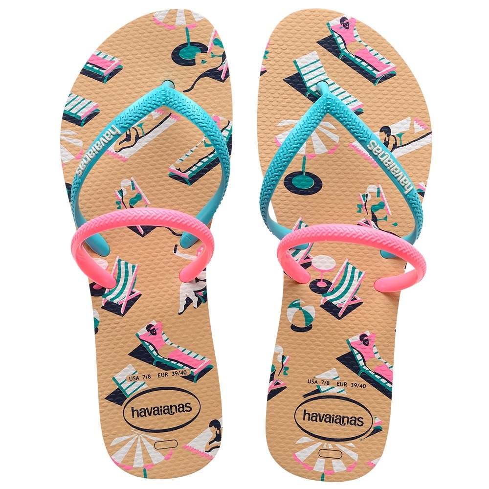 Havaianas Flat Duo Vibes Dourado 37/8