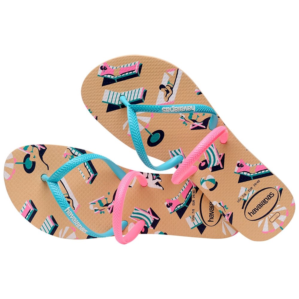 Havaianas Flat Duo Vibes Dourado 37/8