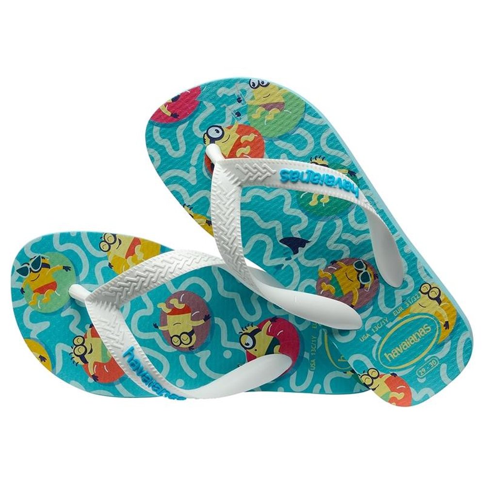 Havaianas Minions Azul Tradicional/Branco 37/8